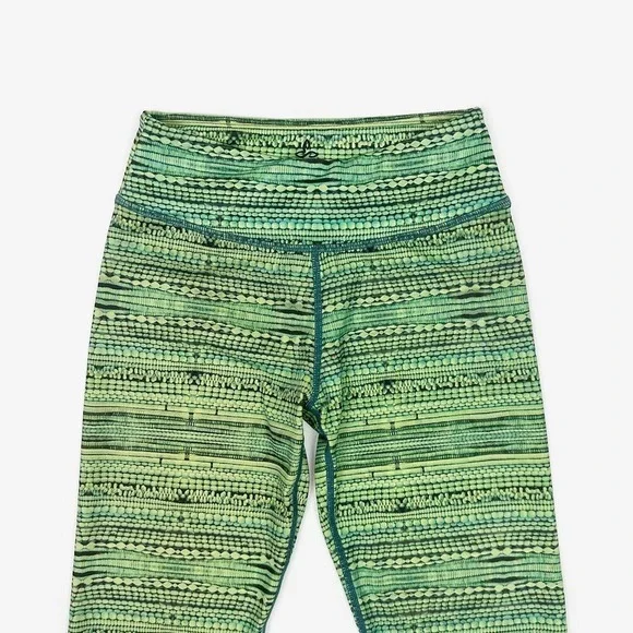 Prana Roxanne Printed Legging Size XS Bora Bay Cacti Green Artsy Athleisure - Picture 4 of 7